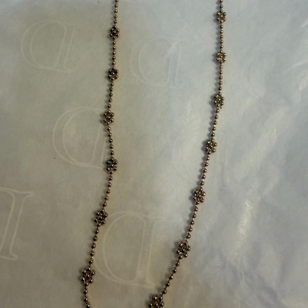 Southern Living Gold Floral Necklace
